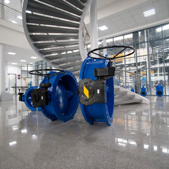 Large butterfly valves at AVK Anhui