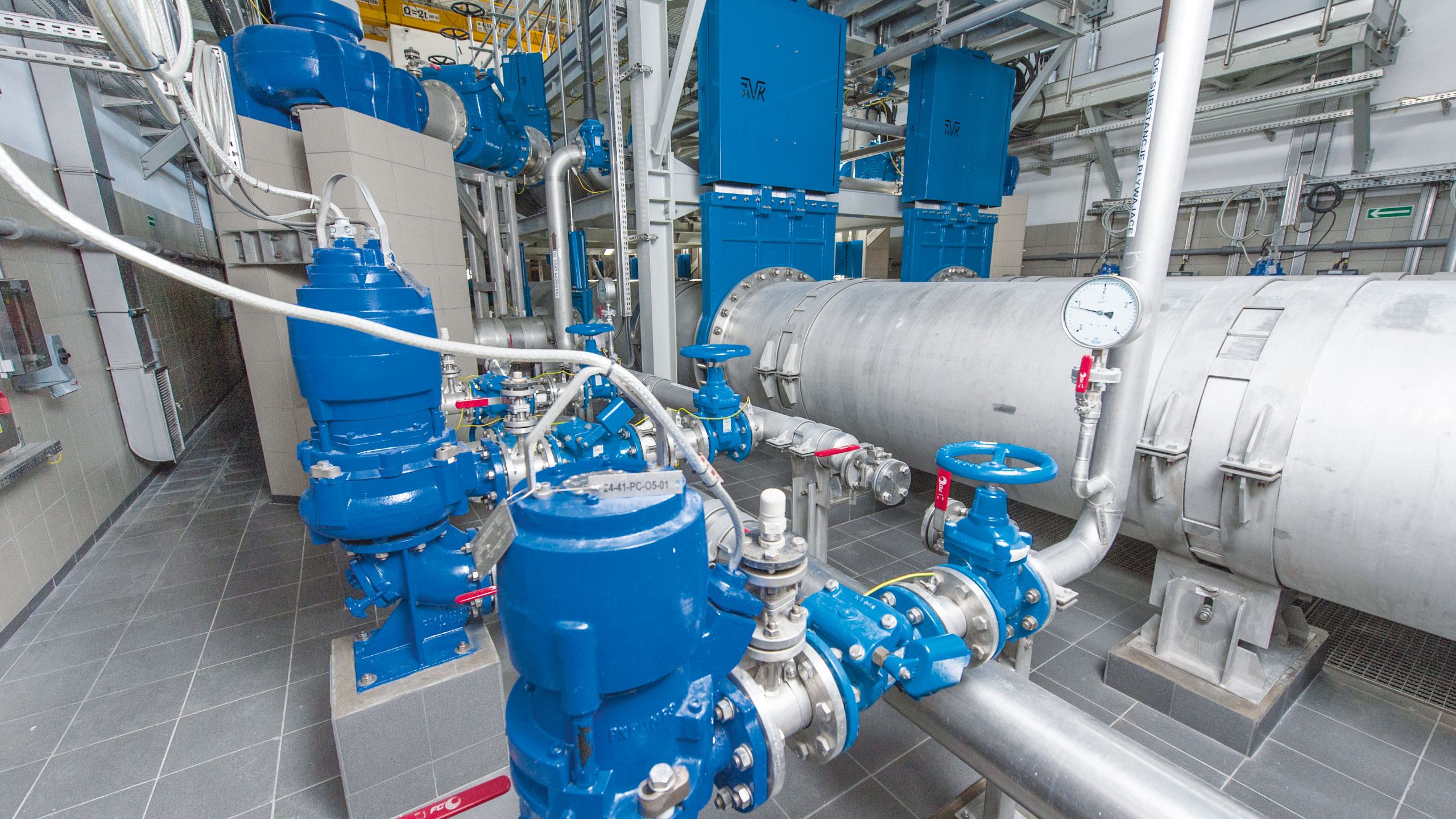 Knife gate valves from AVK installed at Czajka wastewater treatment plant in Poland