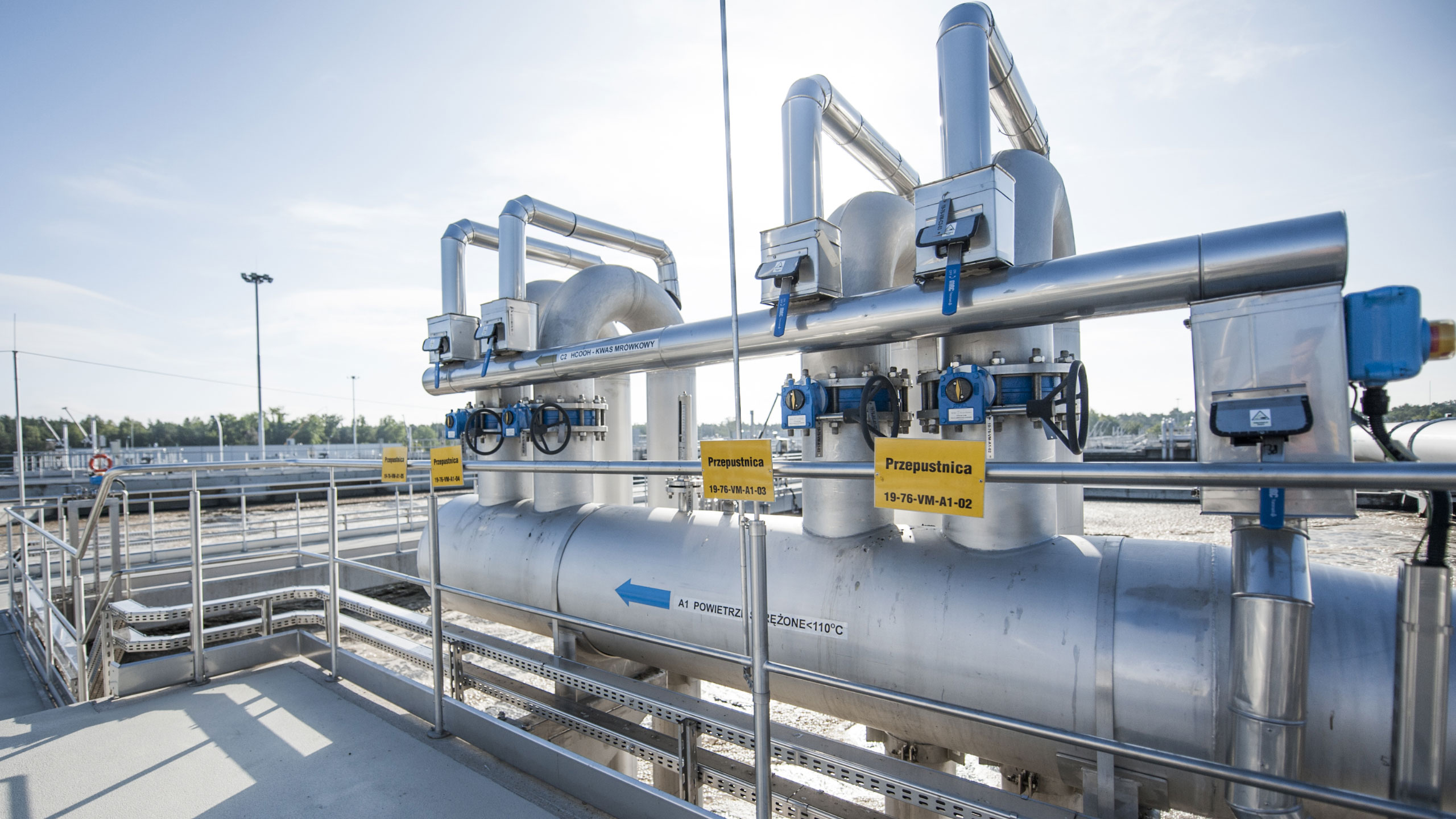 Czajka, Poland,  wastewater treatment plant, AVK valves installed