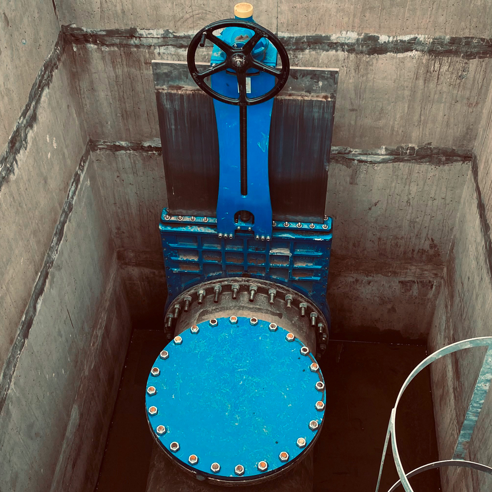 AVK knife gate valve for multi-purpose water management system in Debrecen, Hungary